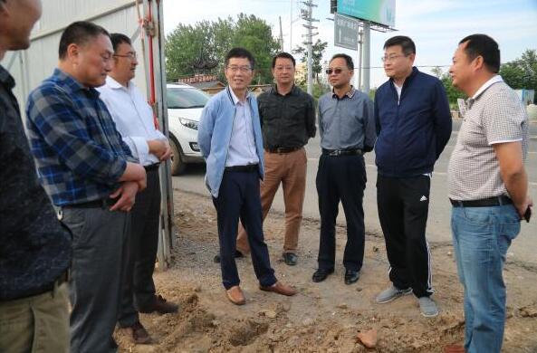 市交通運輸局黨組成員紀檢組長付世江一行赴滁州大道調研指導工作